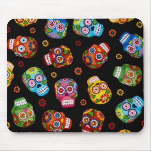 Sugar Skull, Dia de los Muertos #17 Mousepad