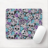 Sugar Skull, Dia de los Muertos #24 Mousepad (Mit Mouse)