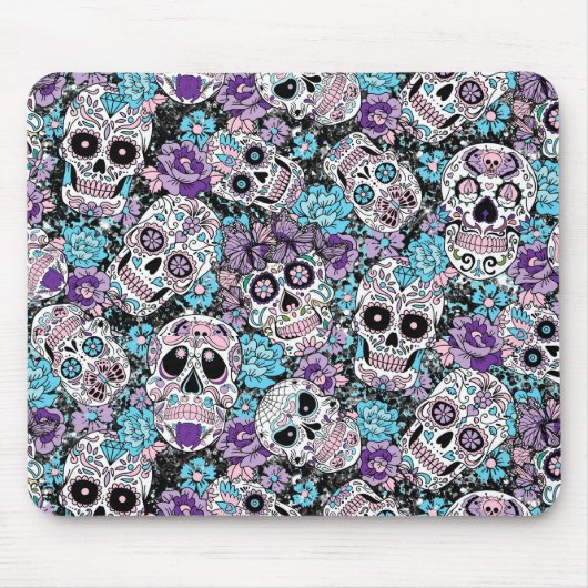 Sugar Skull, Dia de los Muertos #24 Mousepad (Vorne)