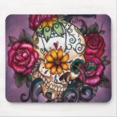 Sugar Skull, Dia de los Muertos #25 Mousepad (Vorne)