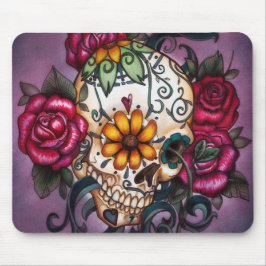Sugar Skull, Dia de los Muertos #25 Mousepad