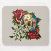 Sugar Skull, Dia de los Muertos #26 Mousepad (Vorne)