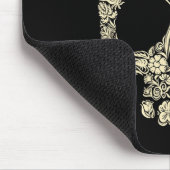 Sugar Skull, Dia de los Muertos #27 Mousepad (Ecke)