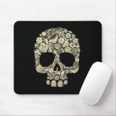 Sugar Skull, Dia de los Muertos #27 Mousepad (Mit Mouse)