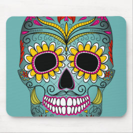 Sugar Skull, Dia de los Muertos #3 Mousepad