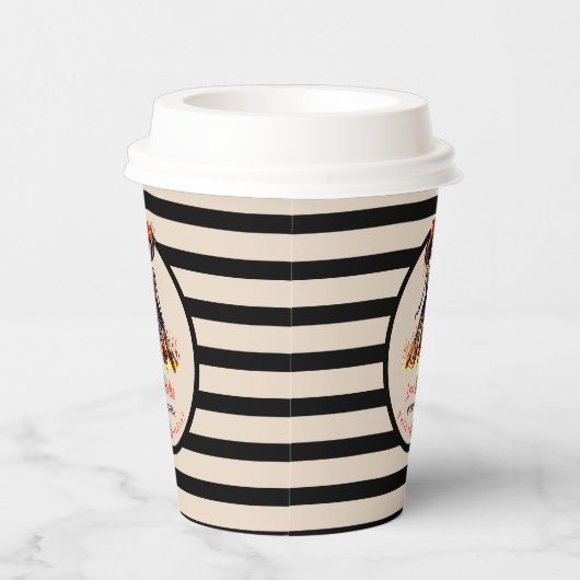 Sugar Skull Dia de los Muertos Day of the Dead Pappbecher (Rechts)