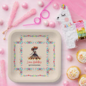 Sugar Skull Dia de los Muertos Day of the Dead Pappteller (Party)