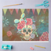 Sugar Skull Dia De Los Muertos Decoupage Paper  Seidenpapier (Basteln)
