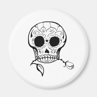Sugar Skull Día de los Muertos Magnet