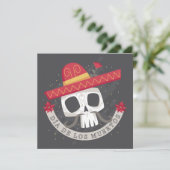 Sugar Skull Dia de los Muertos | Party Einladung (Stehend Vorderseite)