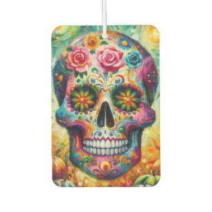 Sugar Skull Dia De Los Muertos Tag der Toten Autolufterfrischer