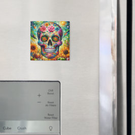 Sugar Skull Dia De Los Muertos Tag der Toten Magnet