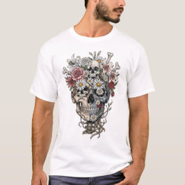 Sugar Skull Dia De Los Muertos Tag der Toten T-Shirt