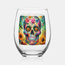 Sugar Skull Dia De Los Muertos Tag der Toten