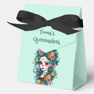 Sugar Skull Dia de Muertos Quinceañera Spanisch Geschenkschachtel