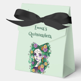 Sugar Skull Dia de Muertos Quinceañera Spanisch Geschenkschachtel