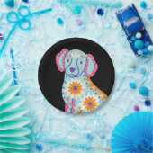 Sugar Skull Dog Day of the Dead Paper Tellers Pappteller (Party)
