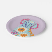 Sugar Skull Dog Day of the Dead Paper Tellers Pappteller (Schrägansicht)