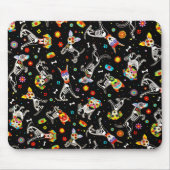 Sugar Skull Dog, Dia de los Muertos #15 Mousepad (Vorne)