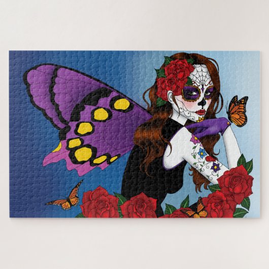 Sugar Skull Fairy Puzzle (Horizontal)