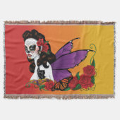 Sugar Skull Fairy Sunset Decke (Vorderseite)