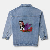 Sugar Skull Fairy Sunset Jeansjacke (Rückseite)