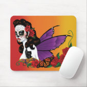 Sugar Skull Fairy Sunset Mousepad (Mit Mouse)
