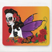 Sugar Skull Fairy Sunset Mousepad (Vorne)