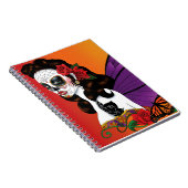 Sugar Skull Fairy Sunset Notizblock (Rechte Seite)