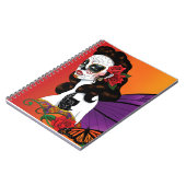 Sugar Skull Fairy Sunset Notizblock (Linke Seite)