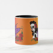 Sugar Skull Fairy Sunset Tasse (Zentrum)