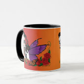 Sugar Skull Fairy Sunset Tasse (Vorderseite Links)