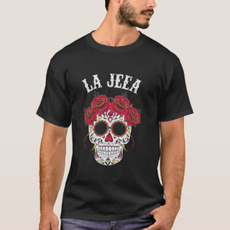 Sugar Skull Floral T Shirt
