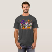 Sugar Skull Funny Halloween für Men Women Boys T-Shirt (Vorne ganz)