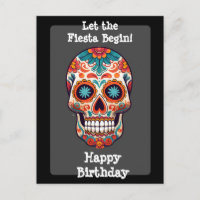 Sugar Skull Geburtstaggreeting