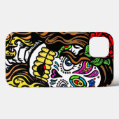 Sugar Skull Girl Case-Mate iPhone Hülle (Rückseite (Horizontal))