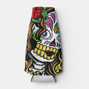 Sugar Skull Girl Flaschenkühler