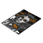 Sugar Skull Girl Notizblock (Linke Seite)