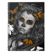 Sugar Skull Girl Notizblock (Vorderseite)