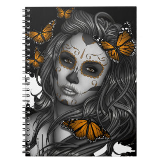 Sugar Skull Girl Notizblock