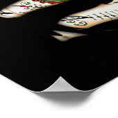 Sugar Skull Girl Poster 8x10" (Ecke)