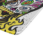 Sugar Skull Girl Schneidebrett (Ecke)