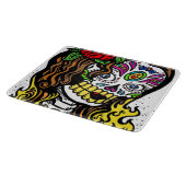 Sugar Skull Girl Schneidebrett (Ecke)