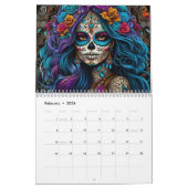 Sugar Skull Girls 2025 Dia De Los Muertos Kalender (Feb 2026)