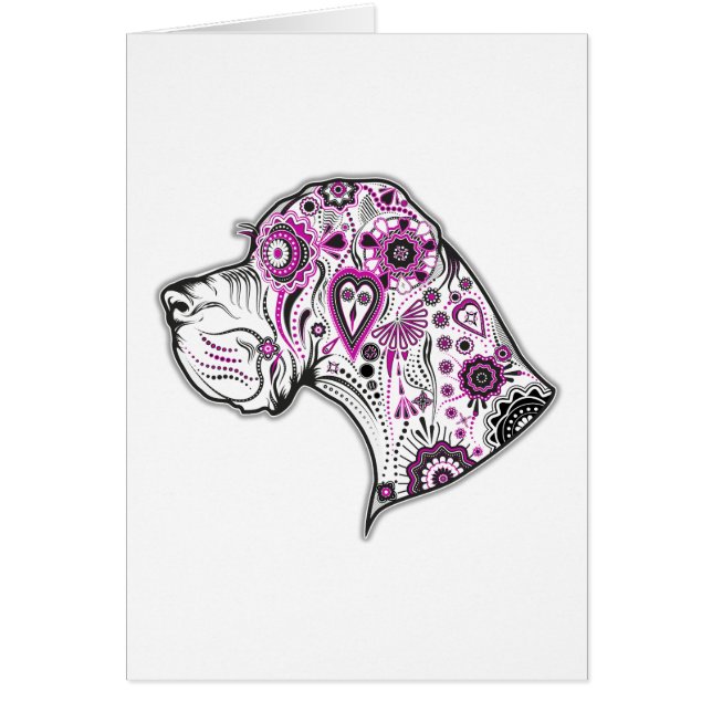 Sugar Skull Great Dane (Vorne)