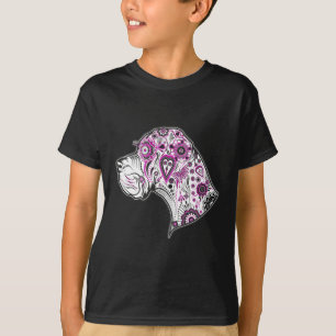 Sugar Skull Great Dane T-Shirt