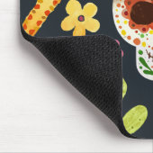 Sugar Skull & Guitars Dia de Muertos | Mousepad (Ecke)