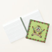 Sugar Skull & Guitars Dia de Muertos | Notizbuch (Innenseite)