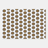 Sugar Skull Halloween Day of the Dead Geschenkpapier Set (Vorderseite 2)