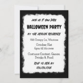 Sugar Skull Halloween Einladung (Rückseite)